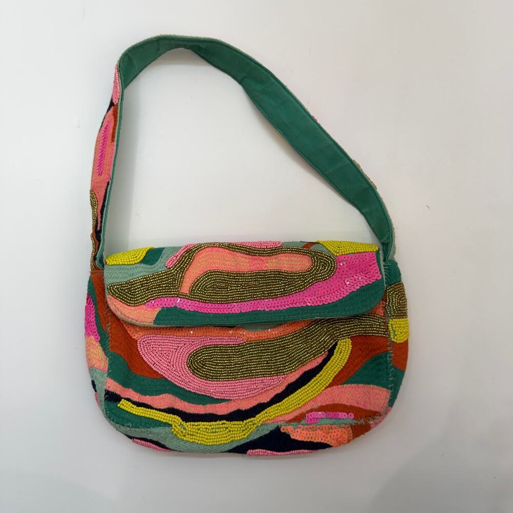 $218 America & Beyond Wave Multi Shoulder Bag